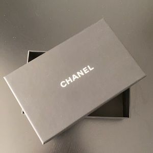 Chanel Gift Black Wallet Box